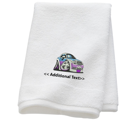 Personalised Audi Car Gift Towels Terry Cotton Towel